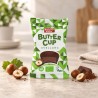 Bombón de chocolate negro relleno de crema de avellana ecológico sin gluten, 25 g - La Finestra Sul Cielo