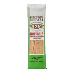 Espaguetis integrales de trigo, ecológicos, 500 g - Iris