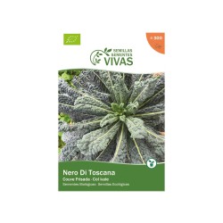 Semillas de col negra de Toscana ecológicas, 1 g - Sementes vivas