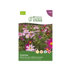 Semillas de cosmos de colores ecológicas, 1,5 g - Sementes vivas