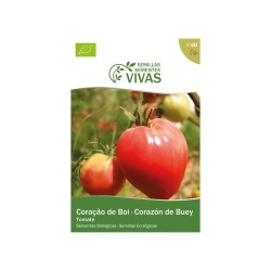 Semillas de tomate corazón de buey ecológicas, 0,3 g - Sementes vivas