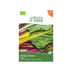 Semillas de acelga multicolor ecológicas, 3 g - Sementes vivas