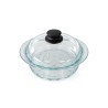 Vaporera de cristal - accesorio para cocer al vapor + tapa - SKK