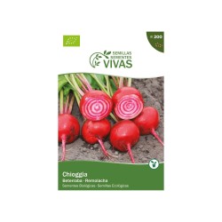 Semillas de remolacha Chioggia ecológicas, 3 g - Sementes Vivas