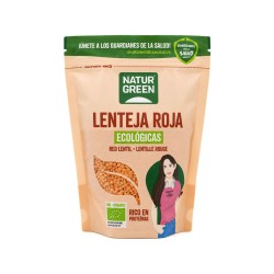 Lentejas rojas ecológicas, 500 g - Naturgreen