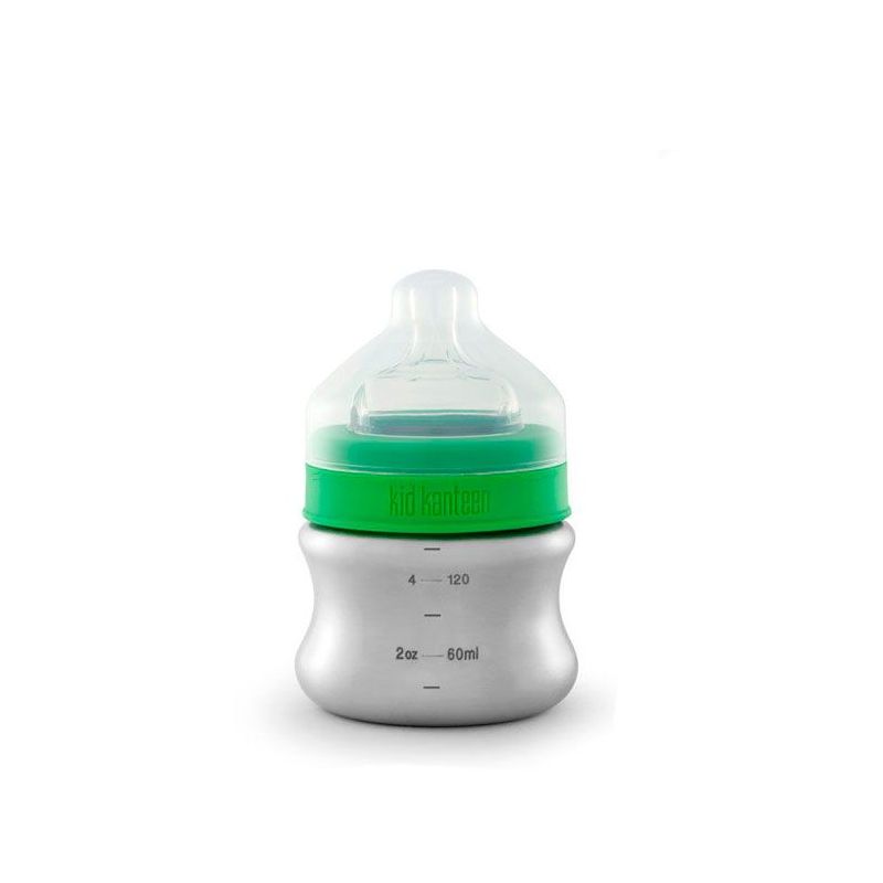 Biberones de bebé 550 ml, biberón de acero inoxidable para niños