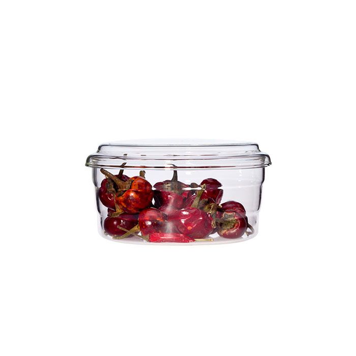 Topper para almacenar comida, recipiente de vidrio con tapadera de plástico  📍3 recipientes 📍Capacidad:370ml, 600ml y 1000 ml ✓ Precio…