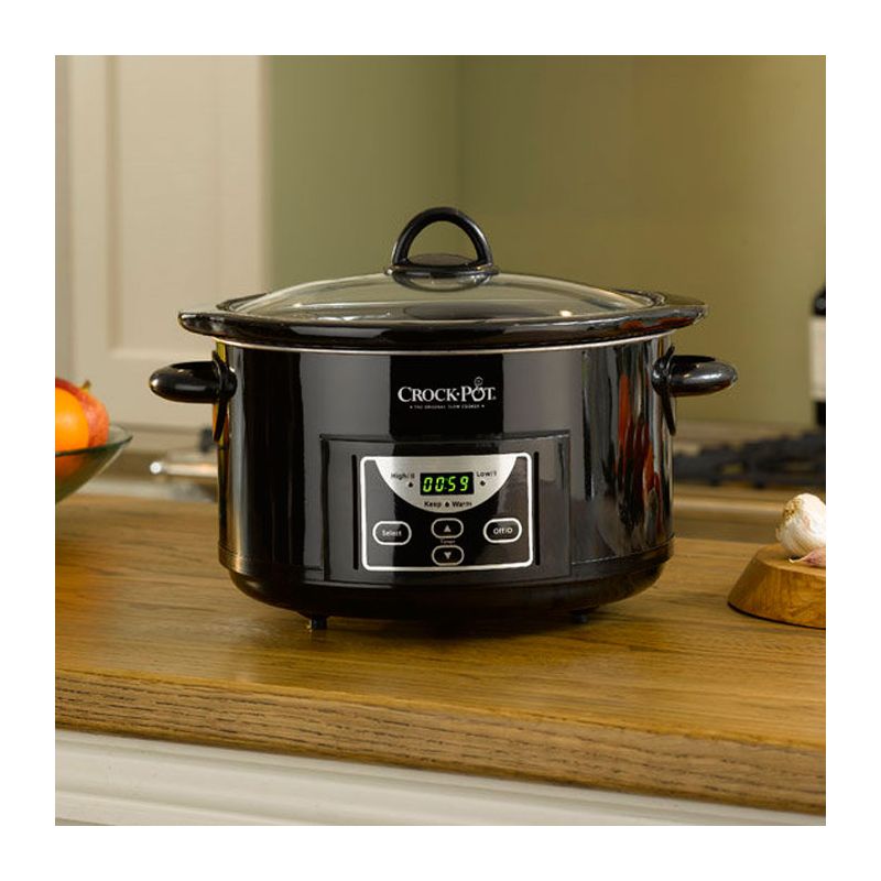 Crock-Pot olla de cocción lenta digital tecnología TimeSelect 5,6 l (7 7  person on eBid United States