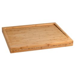 Tabla de cocina de bamb    de 2 caras