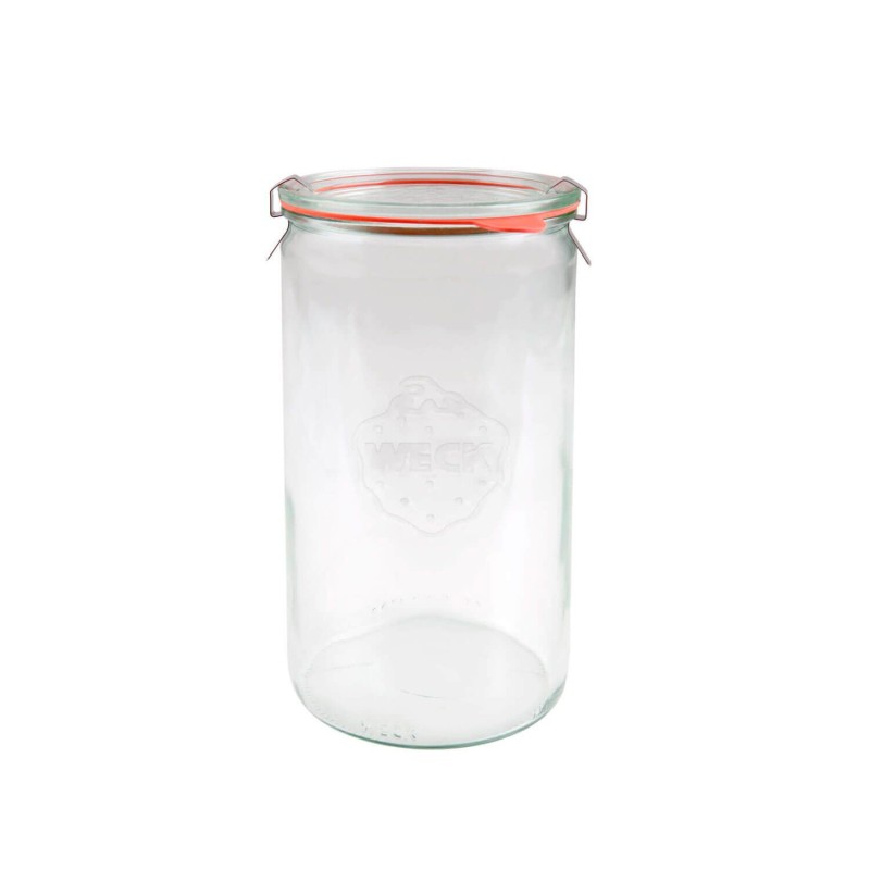 Tarro de vidrio cilíndrico para conserva Weck - 1,06 l