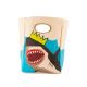 Bolsa porta alimentos de algodón orgánico, Rey tiburón - Fluf