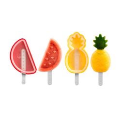 Set moldes de silicona para helados - Frutas