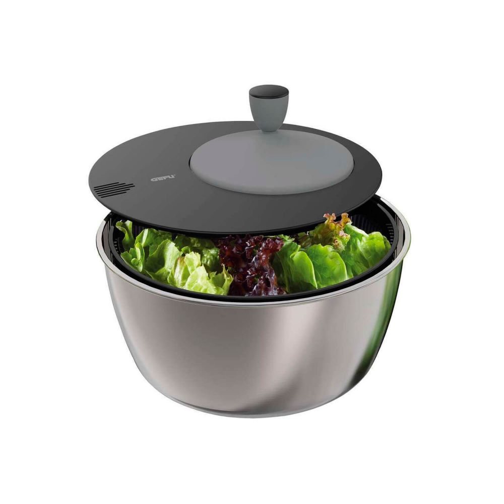 Centrifugador lechuga y verduras, de acero inoxidable