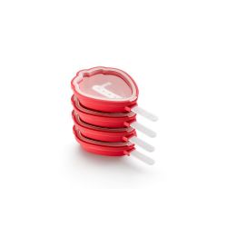 Set moldes de silicona para helados - Fresas