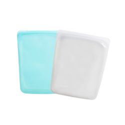Bolsa porta alimentos de silicona platino, 1920 ml  - Stasher