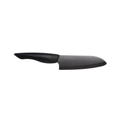Cuchillo Santoku de cerámica negra - Kyocera