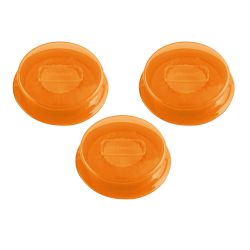Juego de 3 tapas extensibles de silicona - 4 cm 