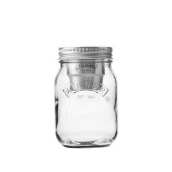 Tarro de cristal con contenedor Snack on the go - 0,5 l