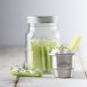 Tarro de cristal con contenedor Snack on the go - 0,5 l