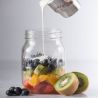 Tarro de cristal con contenedor Snack on the go - 0,5 l