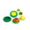 Juego 5 tapas de silicona Fresh Greens - Food Huggers