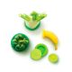 Juego 5 tapas ajustables de silicona Fresh Greens - Food Huggers