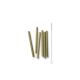 Juego 6 pajitas cortas de bambú + cepillo