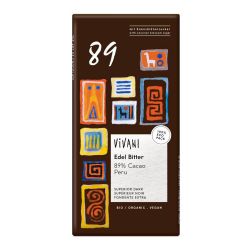 Chocolate negro ecológico 89% Perú