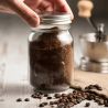Molinillo de café manual y tarro para almacenarlo - Kilner