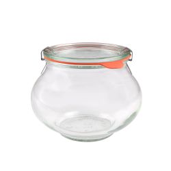 Tarro con tapa metálica dorada para sellado al vacío 250 ml - Cristal -  Kilner