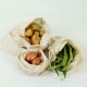 Bolsas de algodón orgánico para frutas y verduras