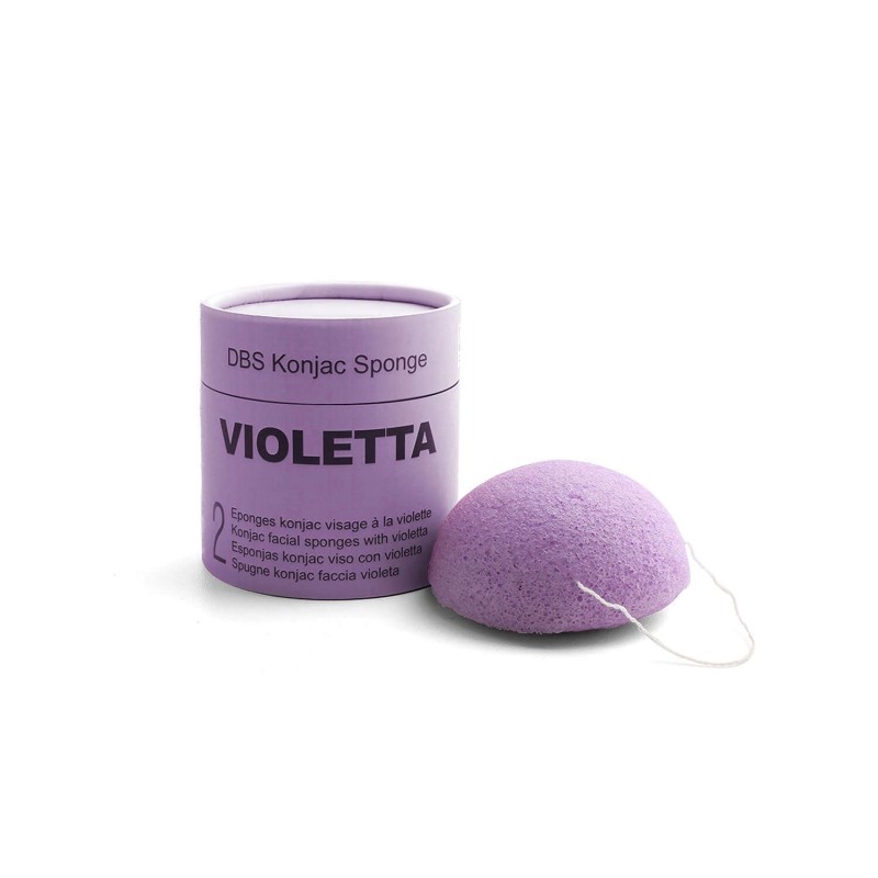 Esponja natural de konjac Violeta - DBS