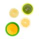 Juego 2 tapas ajustables de silicona para limones - Food Huggers