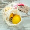 Bolsa de malla de algodón orgánico para frutas y verduras - Bag Again