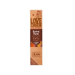 Barrita de chocolate crudo ecológico 94%, extra puro