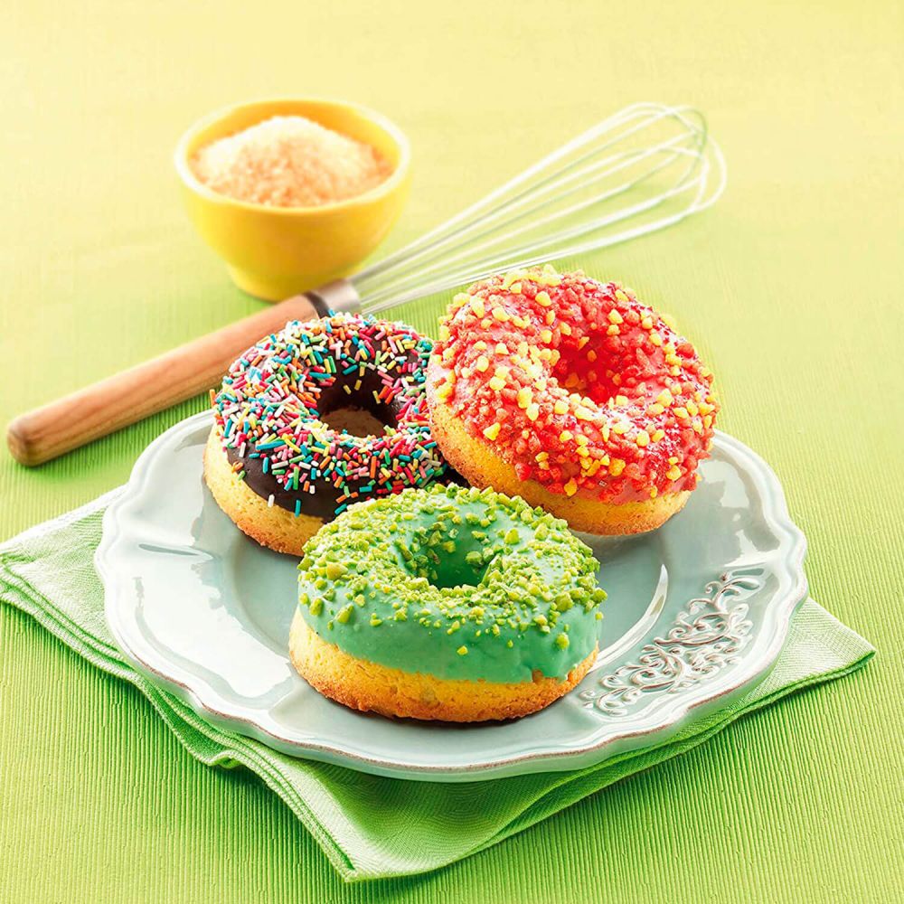2 piezas Moldes Reposteria para Donuts Molde de Silicona Donut