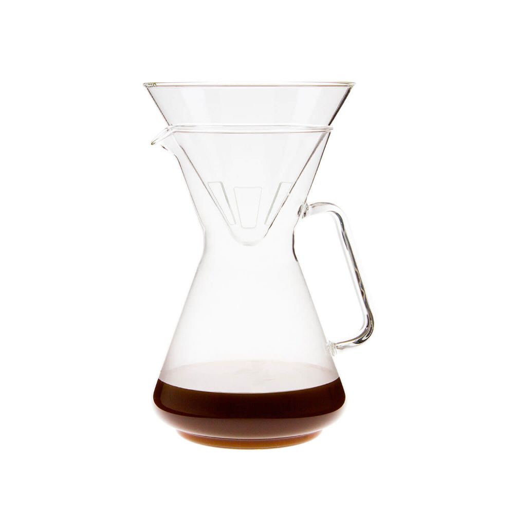 Cafetera de goteo Brasil, de borosilicato. 1,2 litros.