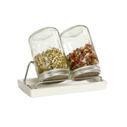 Germinador de 2 tarros con bandeja - 1000 ml