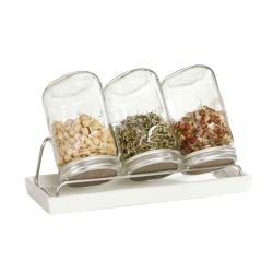 Germinador de 3 tarros con bandeja - 1000 ml