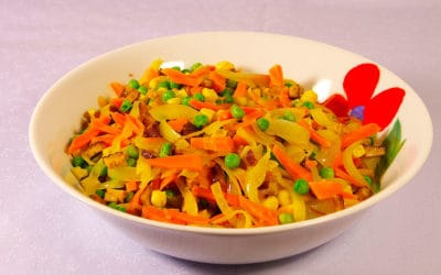 Verduras salteadas