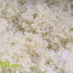 Quinoa cocinada al vapor y sin aceite