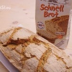 Pan rápido sin gluten hecho en el horno, Bauckhof