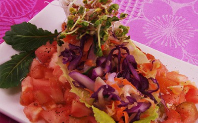 Ensalada de verduras prensadas