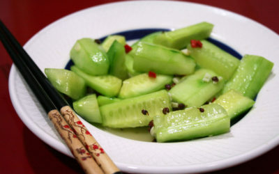 Ensalada de pepino al estilo Sichuan