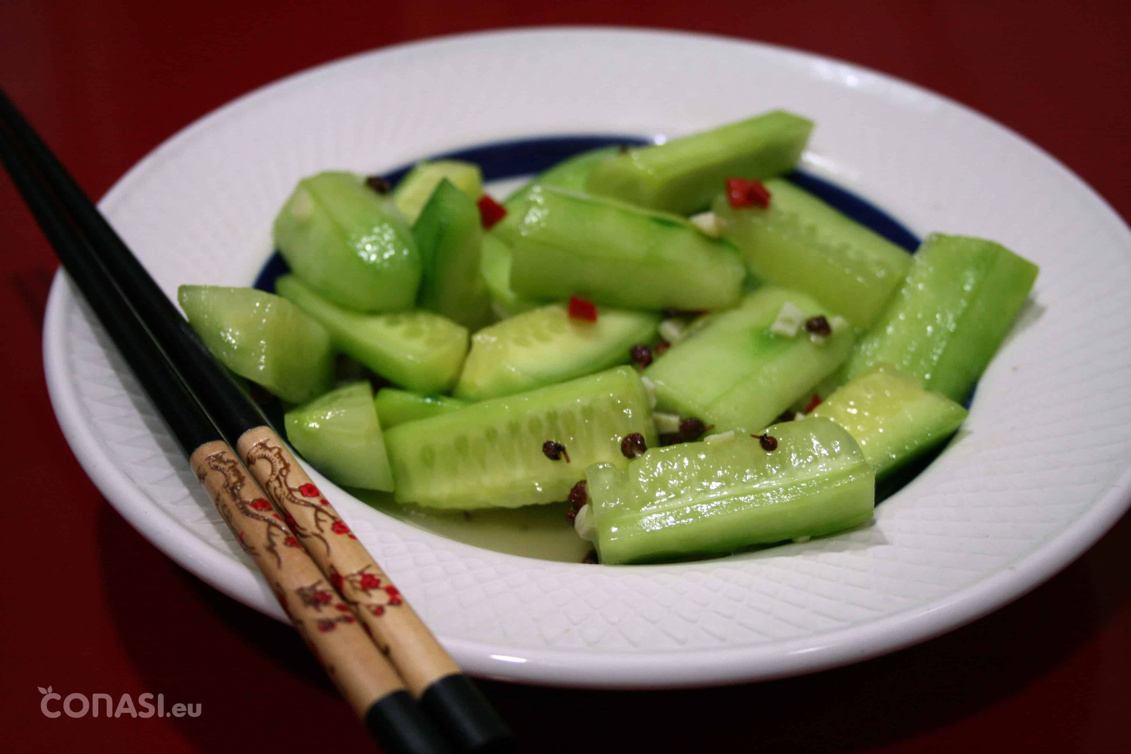 Ensalada de pepino al estilo Sichuan - Ensalada fresca y picante