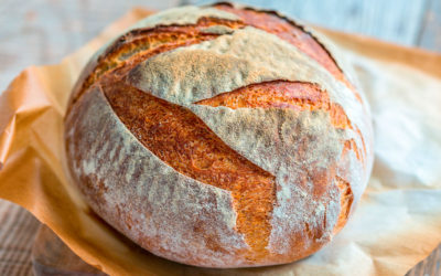 Pan de espelta y garbanzos