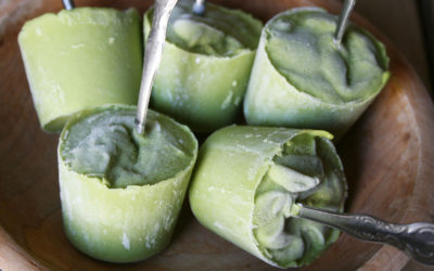 Paleta mejicana: helado de aguacate y lima