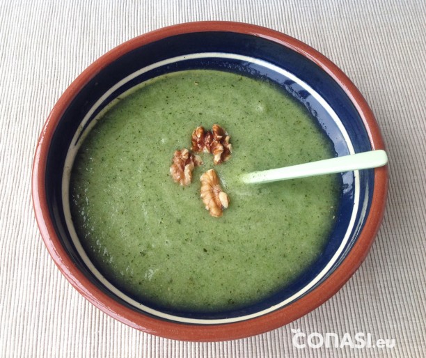 Sopa fría de melón veraniega