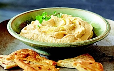 Hummus de garbanzos con Vitamix