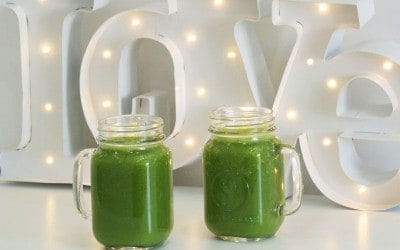 Batido verde con batidora Vitamix